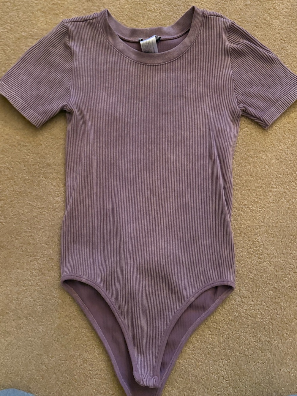Purple Acid Wash T-shirt Bodysuit